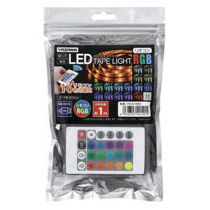 ヤザワ テープライト レインボー リモコン付き 1m LED TPL011RRB ヤザワ テープライト レインボー リモコン付き 1m LED TPL011RRB