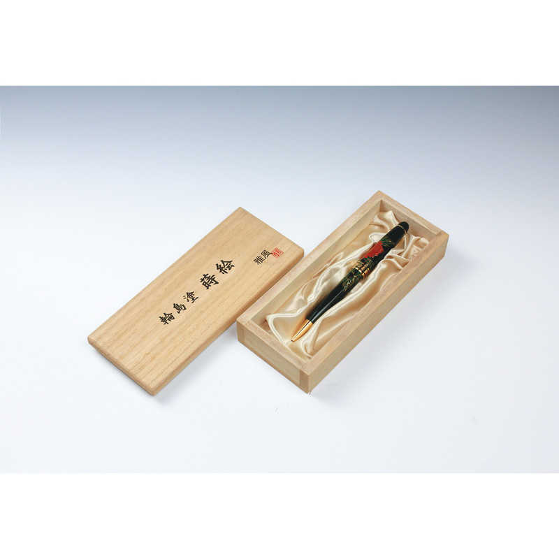 セキセイ セキセイ 輪島塗 蒔絵 雅風 ボールペン(ボール径:1.0mm)牡丹 AX-8801-00 AX-8801-00
