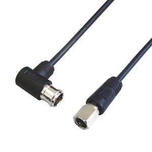フジパーツ 2mアンテナケーブル(L型プラグ-F型接栓) FBT-820BK FBT820BK