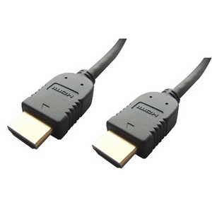 フジパーツ HDMIケーブル ブラック [1m /HDMI⇔HDMI /スタンダードタイプ /4K対応] FVC-HDS10BK