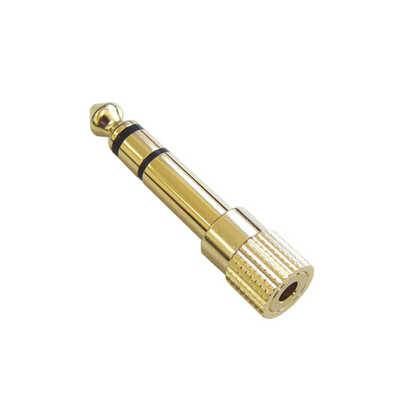 フジパーツ 3.5mm ステレオミニプラグ(メス) - 6.3mm ステレオ