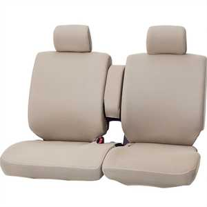 BONFORM 4055-59BE シートカバー カラードカバー 軽ベンチフロント用 フロント用2枚 背面フルカバー カラー：ベージュ 405559BEﾍﾞｰｼﾞｭ