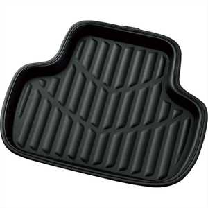 BONFORM 6416-06BK カーマット 3Dレザーマット 軽自動車用 リア用1枚入り 防水 丸洗いOK ズレ防止加工 レザー素材 サイズ：48×41cm カラー：ブラック 641606BKﾌﾞﾗｯｸ