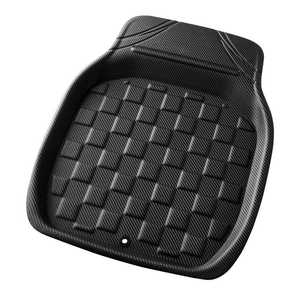 BONFORM 6454-01BK バケットマット 3Dカーボンマット 48×62cm フロント用1枚入り カラー：ブラック 軽・普通車用 645401BK