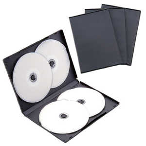 ロアス DVDケース(3枚セット) DVD-A006-3BK
