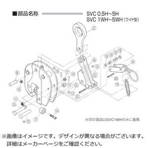 スーパーツール スーパー 立吊クランプ(SVC-H)用パッドセット SVP0.5H スーパーツール スーパー 立吊クランプ(SVC-H)用パッドセット SVP0.5H