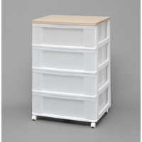 アイリスオーヤマ IRIS OHYAMA ウッドトップチェスト 4段