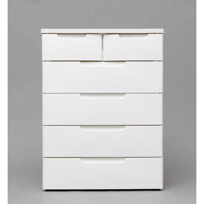 アイリスオーヤマ　IRIS OHYAMA　マルチユースチェスト 5段 小引出1段 (ホワイト&ナチュラル/約幅73×奥行41.5×高さ96.5cm) アイリスオーヤマ IRIS OHYAMA マルチユースチェスト 5段 小引出1段