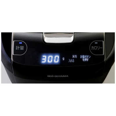IH炊飯ジャーIRIS OHYAMA KRC-IC30-B Amazon | KRC-IC30-B(ブラック) 銘柄量り炊き IHジャー炊飯器 3合