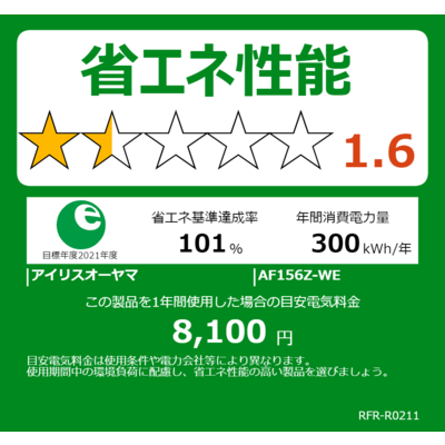 アイリスオーヤマ IRIS OHYAMA 2ドア冷蔵庫(156L・右開きタイプ)氷冷