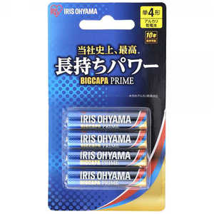 アイリスオーヤマ　IRIS OHYAMA ｢単4形｣4本 アルカリ乾電池｢BIG CAPA PRIME｣ ブリスターパック LR03BP/4B