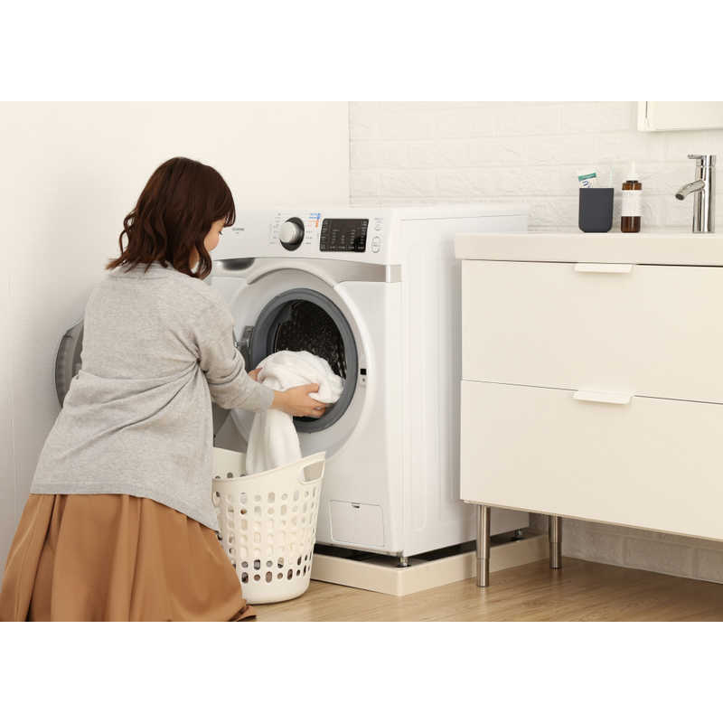 アイリスオーヤマ　IRIS OHYAMA アイリスオーヤマ　IRIS OHYAMA ドラム式洗濯機 洗濯7.5kg (左開き)  HD71-W/S ホワイト/シルバー HD71-W/S ホワイト/シルバー