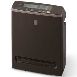 ＜コジマ＞ アイリスオーヤマ IRIS OHYAMA モニター付き空気清浄機 ブラウン 適用畳数 17畳 PM2.5対応 RMDK40画像