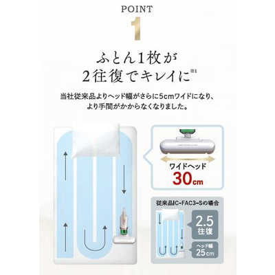 IRIS OHYAMA ふとんクリーナー ハイパワー アイリスオーヤマ ふとんクリーナーハイパワー KIC-FAC4を