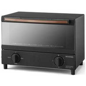 アイリスオーヤマ　IRIS OHYAMA オーブントースター スチームオーブントースター 1000W/食パン２枚 ブラック BLSOT-011-B