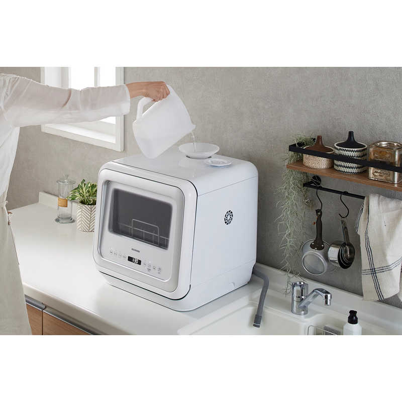 アイリスオーヤマ　IRIS OHYAMA アイリスオーヤマ　IRIS OHYAMA 食器洗い乾燥機 KISHT-5000-W [工事不要型/3人用] KISHT-5000-W [工事不要型/3人用]
