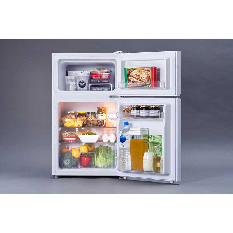 アイリスオーヤマ IRIS OHYAMA 冷蔵庫 ガラス扉 2ドア 右開き 90L IRGD-9A-W ホワイト の通販 | カテゴリ：冷蔵庫