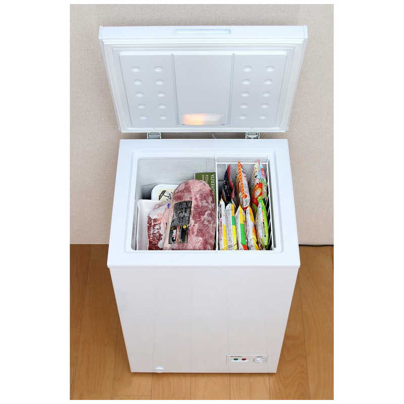 アイリスオーヤマ IRIS OHYAMA 冷凍庫 1ドア 上開き 100L ICSD-10B-W ホワイト の通販 | カテゴリ：冷蔵庫