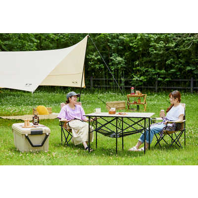 アイリスオーヤマ　IRIS OHYAMA　ヘキサタープ ［ファミリー(3人以上)］ ベージュ　HT-440 アイリスオーヤマ IRIS OHYAMA ヘキサタープ ［ファミリー(3人以上