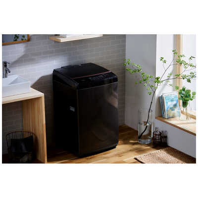 アイリスオーヤマ　IRIS OHYAMA　全自動洗濯機 洗濯8.0kg　IAW-T805BL-B ブラック（標準設置無料）