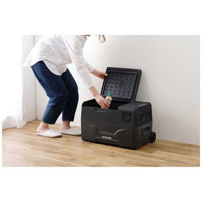 アイリスオーヤマ IRIS OHYAMA ポータブル冷蔵冷凍庫 30L ブラック IPD