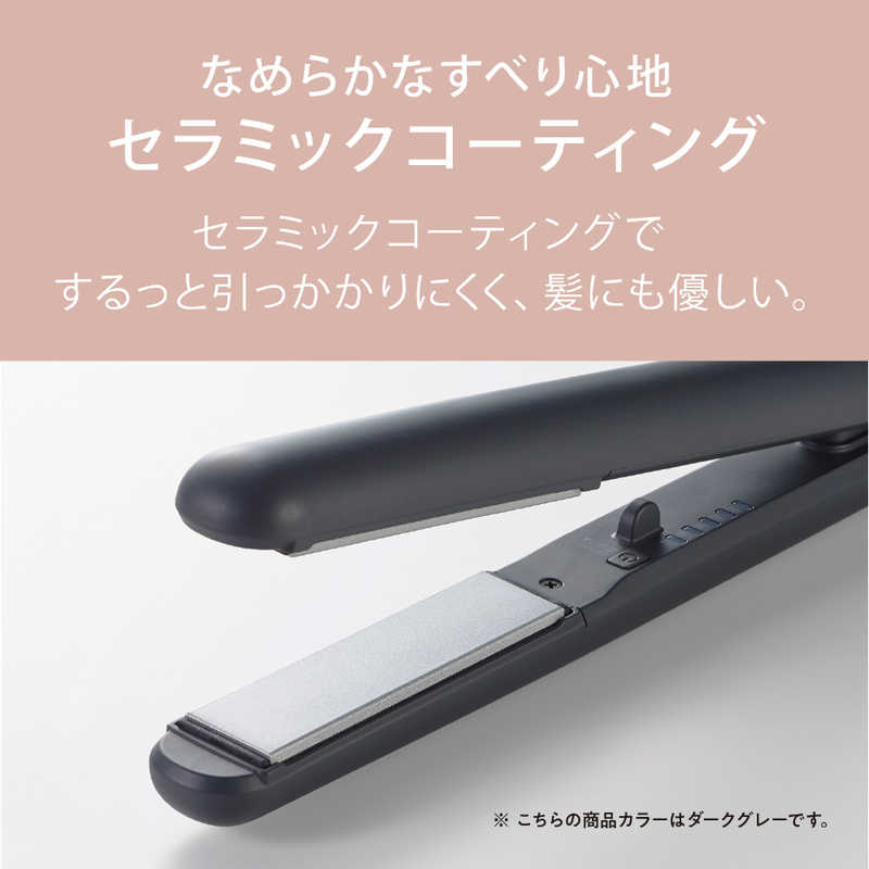 アイリスオーヤマ　IRIS OHYAMA アイリスオーヤマ　IRIS OHYAMA ストレートアイロン ヘアアイロン micola (ミコラ) 約120℃～約200℃ [交流(コード)式] ピンク HIR-MS101-P HIR-MS101-P