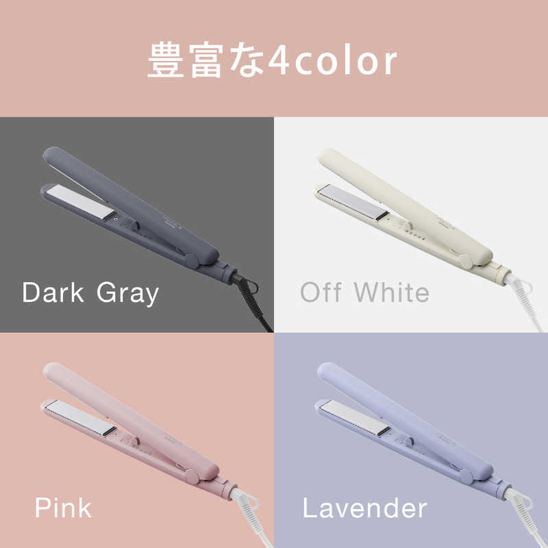 アイリスオーヤマ　IRIS OHYAMA アイリスオーヤマ　IRIS OHYAMA ストレートアイロン ヘアアイロン micola (ミコラ) 約120℃～約200℃ [交流(コード)式] ピンク HIR-MS101-P HIR-MS101-P