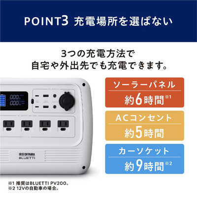 アイリスオーヤマ IRIS OHYAMA ポータブル電源 [716Wh /ソーラー