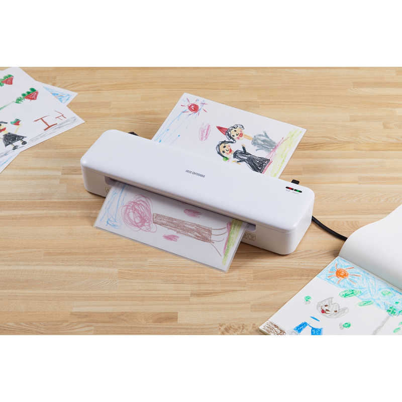 アイリスオーヤマ　IRIS OHYAMA アイリスオーヤマ　IRIS OHYAMA 高速起動ラミネーターA3 2本ローラー HSLA322W HSLA322W