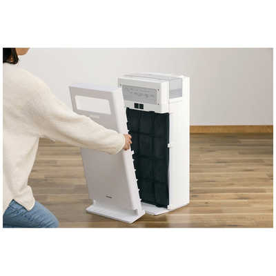 アイリスオーヤマ IRIS OHYAMA 加湿空気清浄機 17畳まで KAPKH351W の  