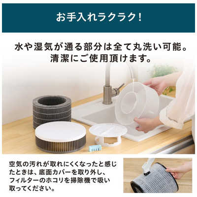 アイリスオーヤマ IRIS OHYAMA 加湿空気清浄機 10畳まで KAPSH201W の