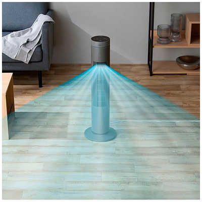 アイリスオーヤマ(Iris Ohyama) TWF-CD83T(グレー) DCタワーファン リモコン付 アイリスオーヤマ IRIS OHYAMA タワーファン DCモーター搭載 (省エネ