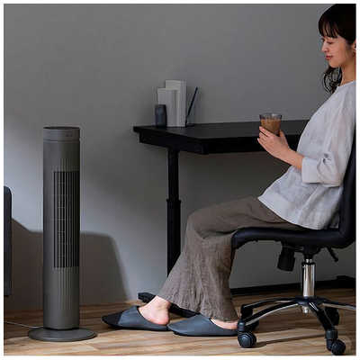 アイリスオーヤマ(Iris Ohyama) TWF-CD83T(グレー) DCタワーファン リモコン付 アイリスオーヤマ IRIS OHYAMA タワーファン DCモーター搭載 (省エネ