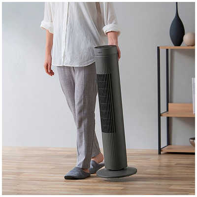 アイリスオーヤマ(Iris Ohyama) TWF-CD83T(グレー) DCタワーファン リモコン付 アイリスオーヤマ IRIS OHYAMA タワーファン DCモーター搭載 (省エネ