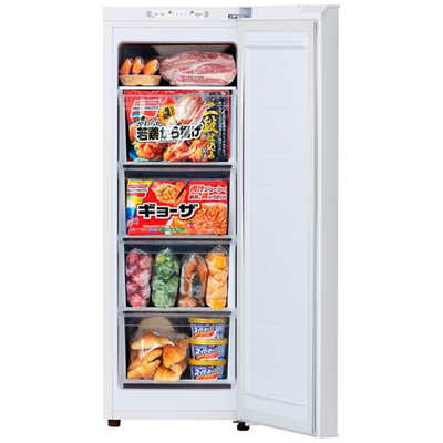アイリスオーヤマ IRIS OHYAMA 冷凍庫 1ドア 80L 右開き