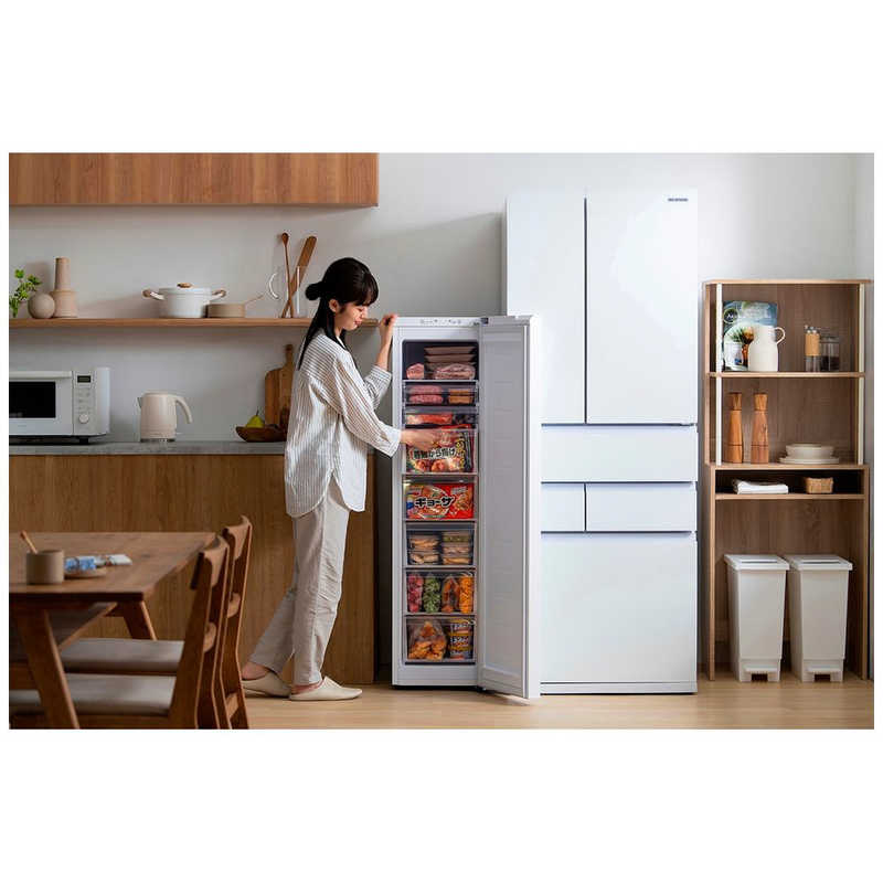 アイリスオーヤマ　IRIS OHYAMA アイリスオーヤマ　IRIS OHYAMA 冷凍庫 1ドア 120L 右開き ホワイト KUSN-S12B-W KUSN-S12B-W