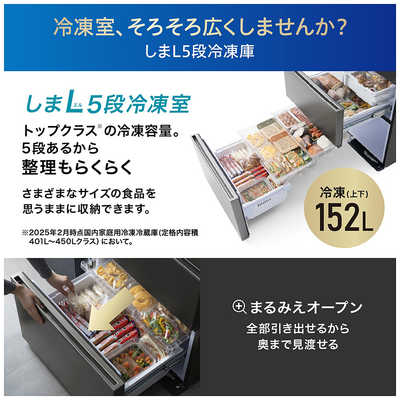 アイリスオーヤマ IRIS OHYAMA 冷蔵庫 5ドア 428L フレンチドア