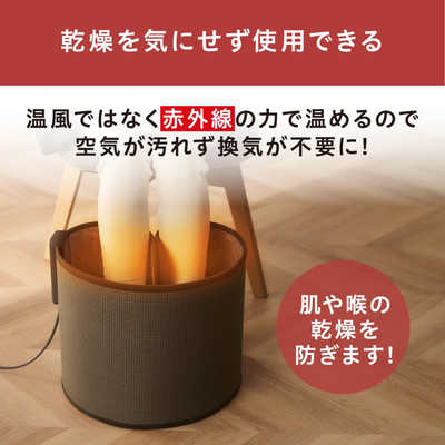 アイリスオーヤマ IRIS OHYAMA ぐるポカ パネルヒーター ダーク
