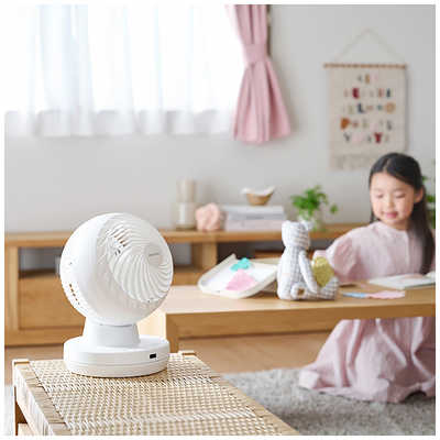 アイリスオーヤマ サーキュレーター ホワイト アイリスオーヤマ サーキュレーター扇風機 DCモーター 左右首