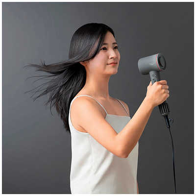IRIS OHYAMA miCOLA ION HAIR DRYER ダークグレー アイリスオーヤマ IRIS OHYAMA クイックイオンドライヤー ダークグレー