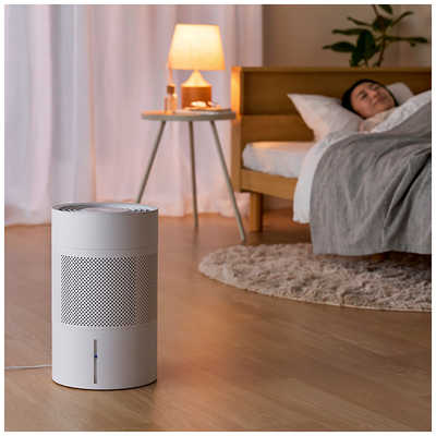 アイリスオーヤマ IRIS OHYAMA 丸洗い気化加湿器 ホワイト KHMMVU601W