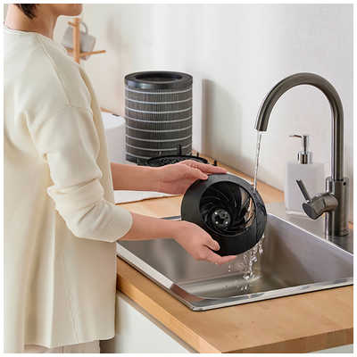 アイリスオーヤマ IRIS OHYAMA 丸洗い気化加湿器 ホワイト KHMMVU601W