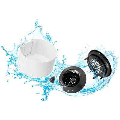 アイリスオーヤマ IRIS OHYAMA 丸洗い気化加湿器 ホワイト KHMMVU601W