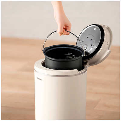 アイリスオーヤマ IRIS OHYAMA 丸洗いスチーム式加湿器 600ml