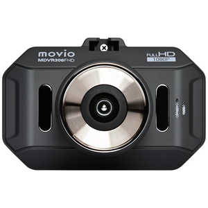 ナガオカ ドライブレコーダー movio ブラック [Full HD（200万画素） /駐車監視機能付き /一体型] MDVR306FHD