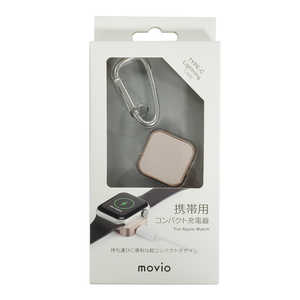 ナガオカ Apple WatchR 対応携帯用ワイヤレス充電器 MOVIO ピンクコールド M312AWCPKGD