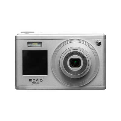 ナガオカ 光学ズーム5×機能搭載デジタルカメラ MOVIO シルバー MOP400