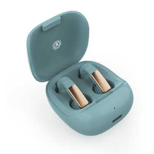 ナガオカ オープンイヤー型ワイヤレスイヤホン NAGAOKA ［ワイヤレス(左右分離) / Bluetooth対応］ ターコイズブルー NCUFF20TBL