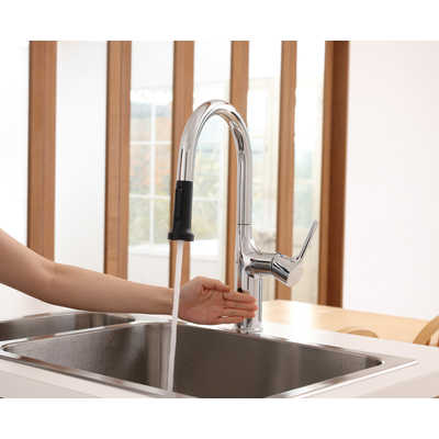 新品未使用箱不良　アラミック/ナノバブルキッチンシャワー水栓 WF-N1 メーカー公認店]アラミック ナノバブル キッチンシャワー ワンホール