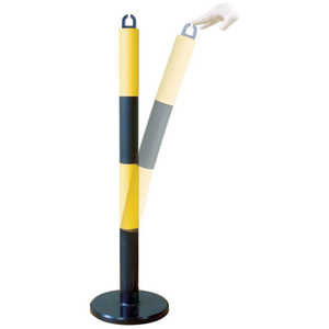 カーボーイ CAR-BOY やわらかゴムポール 800mm BK/Y(1袋入) GP03 カーボーイ CAR-BOY やわらかゴムポール 800mm BK/Y(1袋入) GP03
